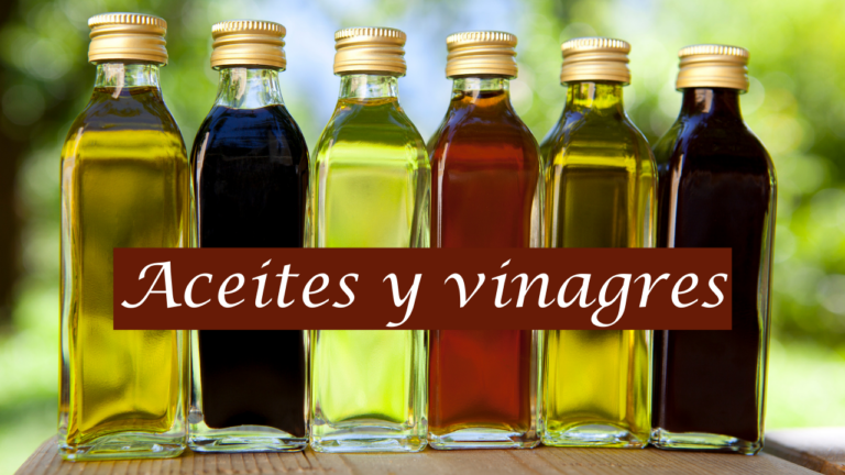 Aceites y vinagres