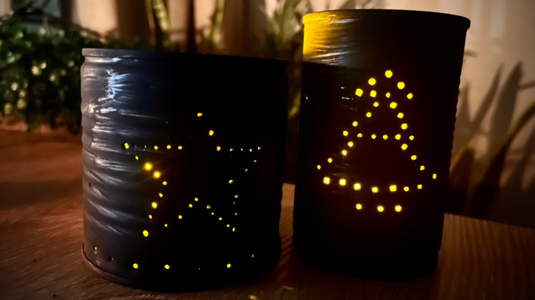 Farolas de latas