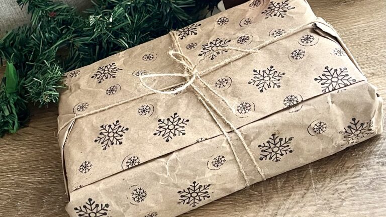 Papel de regalo sostenible