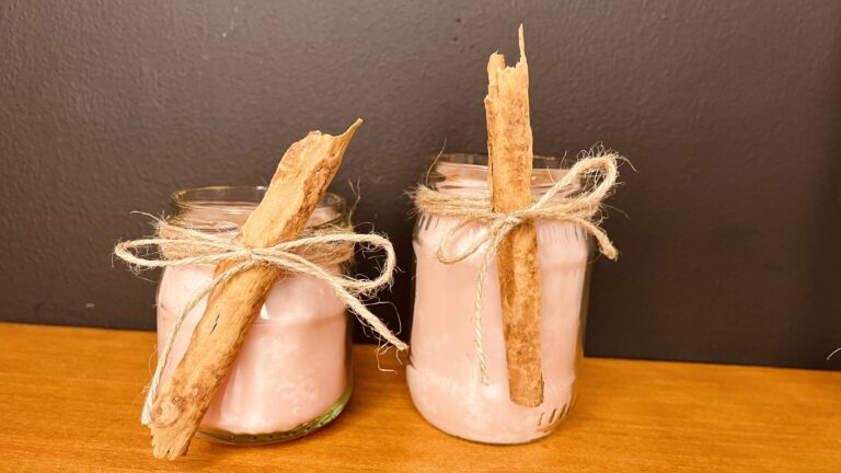 Velas con aroma de canela