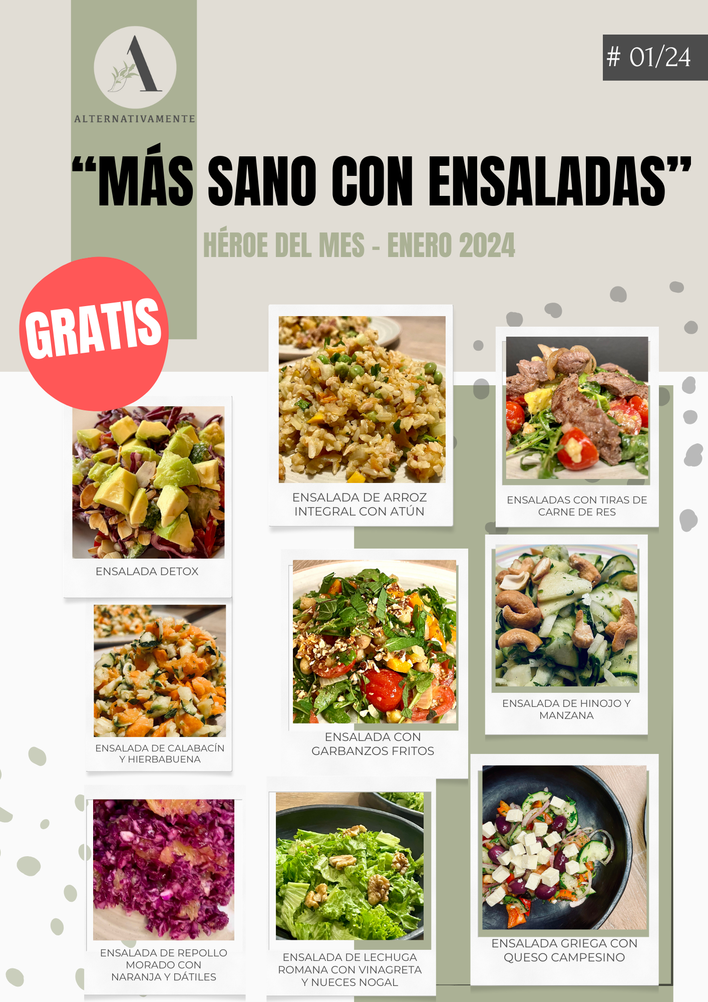 Mas sano con ensaladas