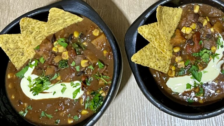 Chili vegano con batata
